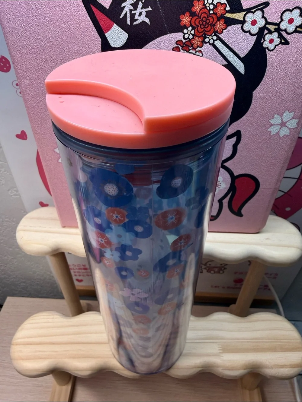 Starbucks 2020 Easter Spring Cold Cup Tumbler Bunny Pink Chick 16 Oz NWT